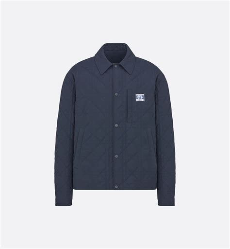 dior caban jacke|Cannage Jacket Blue Technical Cotton Ottoman .